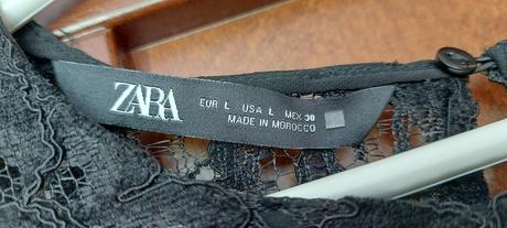 Čipkovaná blúzka zara, zara,l