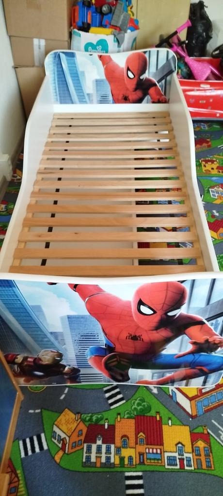 Posteľ spider-man, šírka (cm): 80,dĺžka (cm): 180