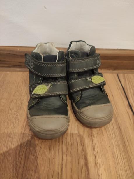 Kožené zelené prechodné čižmy ponte, 24