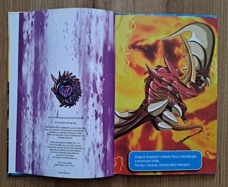 Knihy "bakugan" (2 ks),