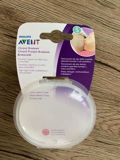 Chranice na bradavky avent s nove, 