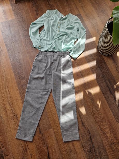 Dámske chino kárované nohavice, tally weijl,s