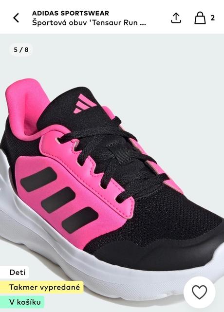 Tenisky adidas v.36 2/3 s visačkou, adidas,36