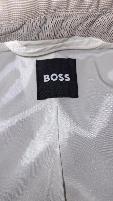 Dvojradové béžové sako boss - xs, hugo boss,xs