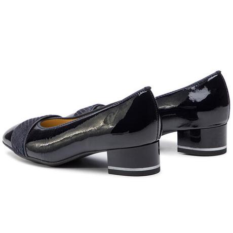 Ara veľ.39, kožené lodičky na nízkom podpätku, ara,39