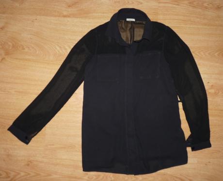 Priesvitná blúzka s vreckom, intimissimi,36