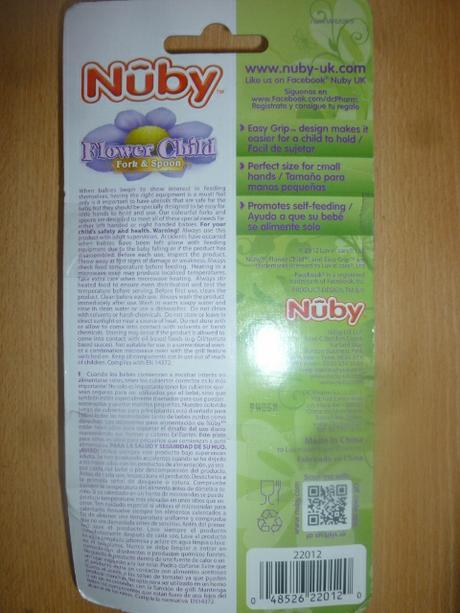 Nuby flower child suprava - lyzicka s vidlickou, 