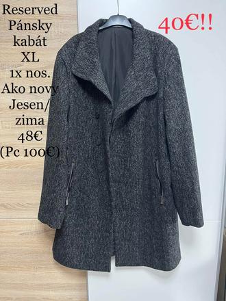 Reserved kabát, reserved,xl
