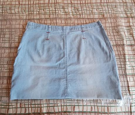 Riflová sukňa m-l, m