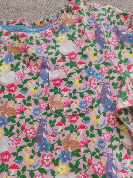 Dievčenské kvetované šaty, mini boden,146