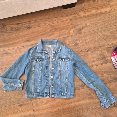 Rifľová bunda, h&m,158