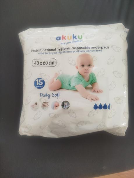 Akuku jednorázové hygienické podložky baby soft 40,