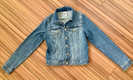 Krasna riflova bundicka h&m, h&m,152