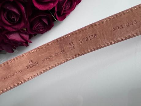 Fendi - kožený opasok, fendi