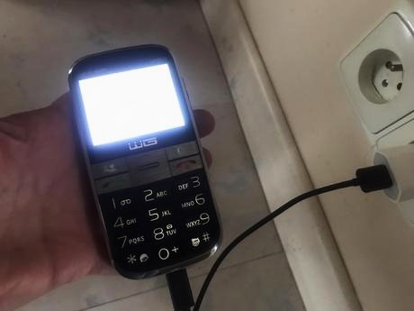 Tlačidlový tel.pre seniorov winner wg15+kábel,