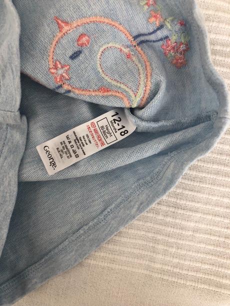 Modré šaty george, george,80