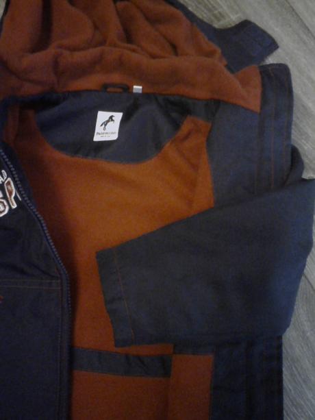 Bundička - modro červená, palomino,110