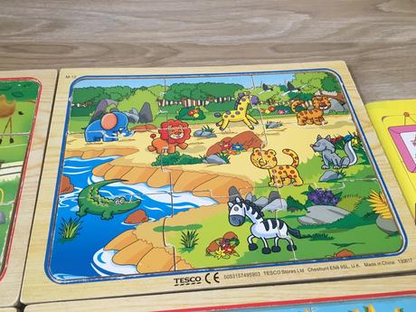 Puzzle zvieratká, 