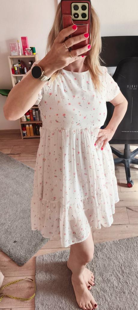 Šaty s trblietkami, h&m,s