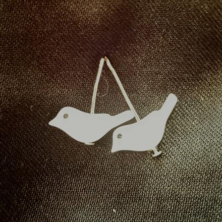 Perletovy vtacik - mini privesok,