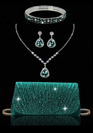 Čierna listová kabelka, 