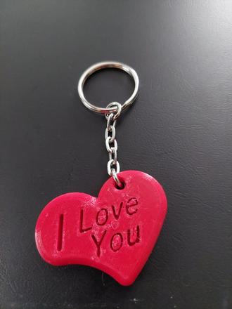 Kľúčenka k valentínu,