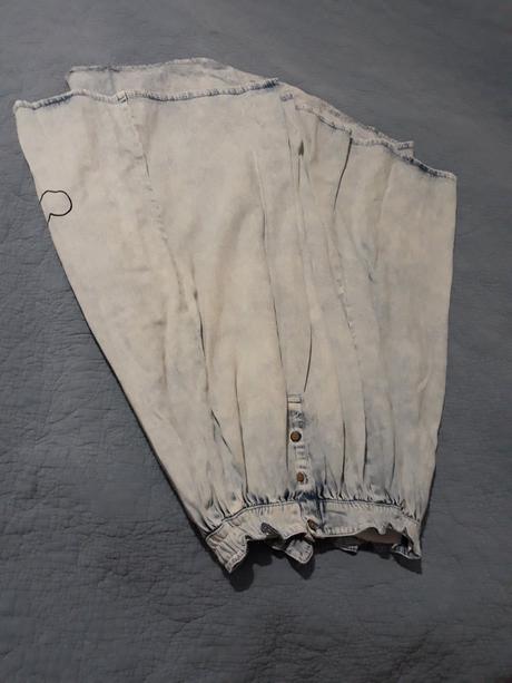 Džínsová maxisukňa, next,s