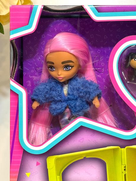 Barbie extra minis bábika a zvieratká hracia sada, 