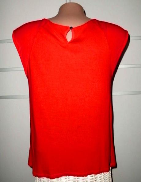 Jednoduchý červený top od zn. esprit - veľ. s-m, esprit,m