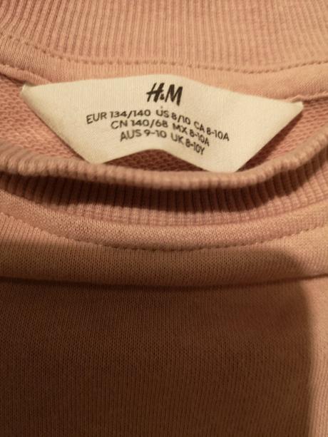 Dievcenska mikina 134/140 hm, h&m,134