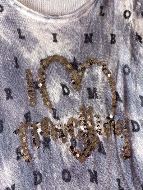 Tričko srdce a flitramy, m