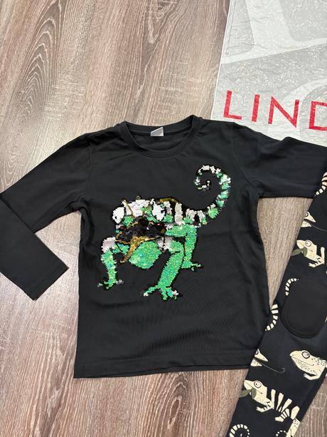 Lindex komplet s chameleonom na 5-6 rokov, lindex,116