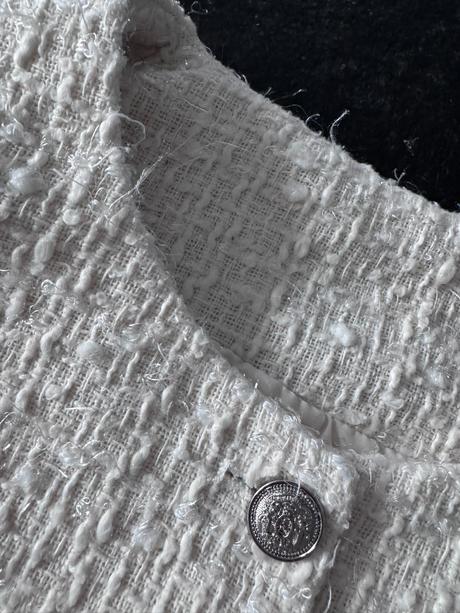 H&m - tvídový kabátik, h&m,s