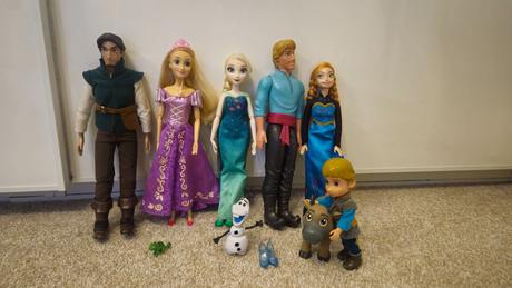 Barbie elsa, anna a rapunzel, 