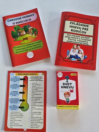 Kartičky a knižky na zvládanie hnevu, 