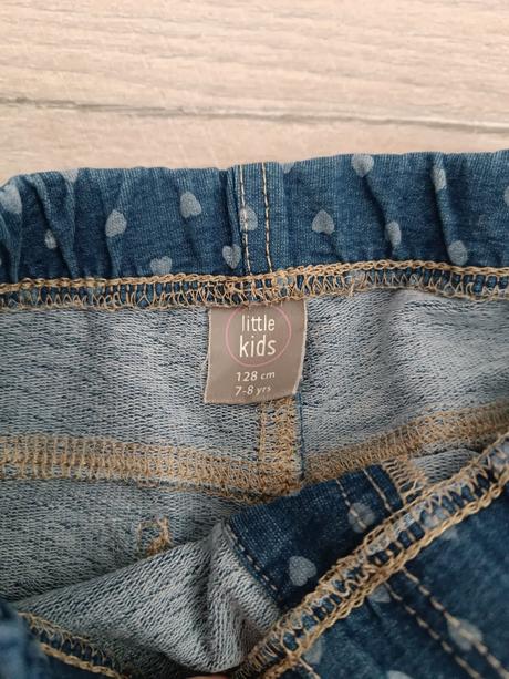 Riflové legíny pre dievčatá, 128