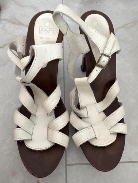 Drevákové sandále, f&f,41