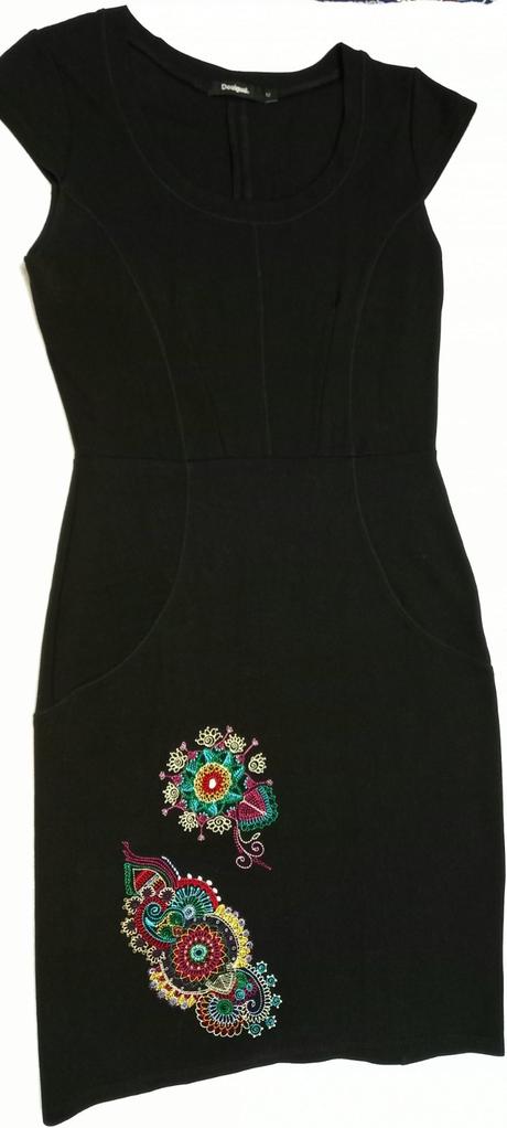 Desigual šaty s výšivkou, desigual,s