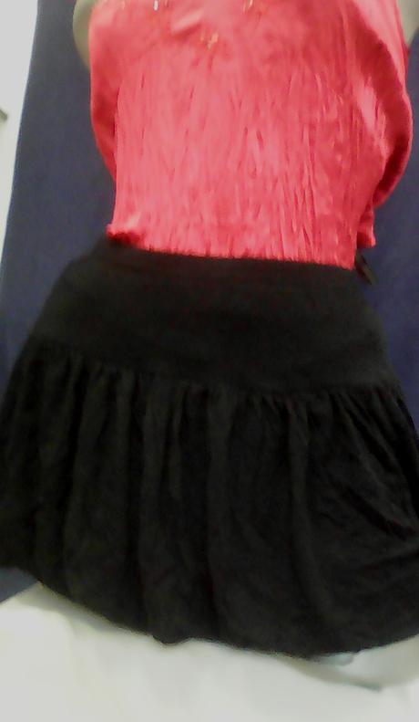 Cierna mini sukna, xs