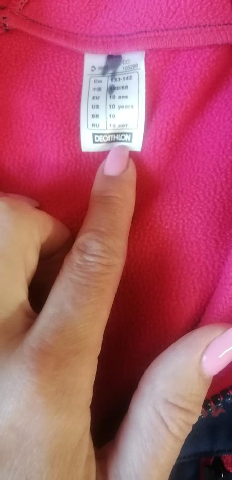 Bunda softshellová, decathlon,134