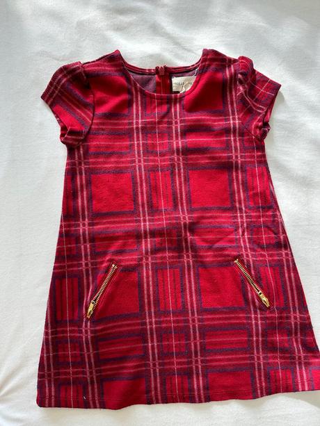 Kárované vianočné šaty lindex, lindex,104