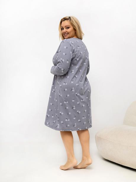Dámska bavlnená nočná košeľa pre moletky, 4xl / xl / xxl / xxxl