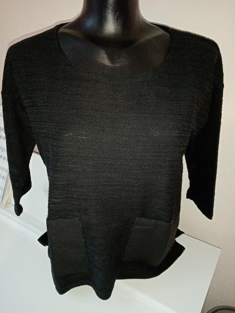 Tričko s koženkou, esmara,s