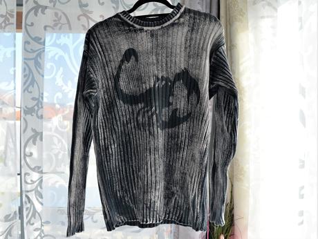 Pánsky sveter so škorpiónom-l, l