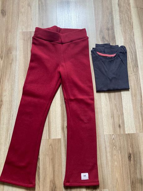 Zvonove leginy zateplene warmkeeperom+zdarma triko, 116 / 122