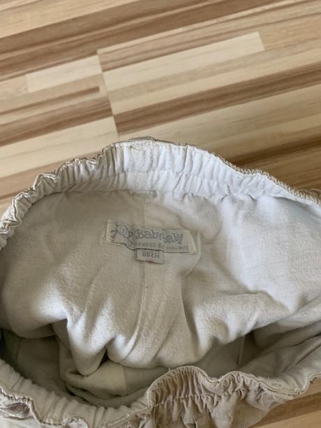 Podsite bavlnene nohavice 2 ks zn. h&m - vel. 68, h&m,68