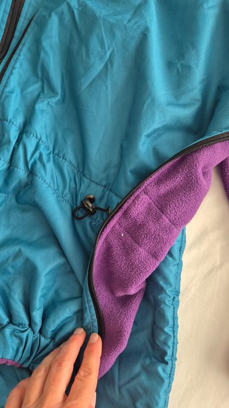 Nosicska bundicka/vesta fleece + sustiak velk.m la, ladybug