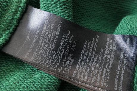 Tommy hilfiger original krasna vysivana mikina m/l, tommy hilfiger,m