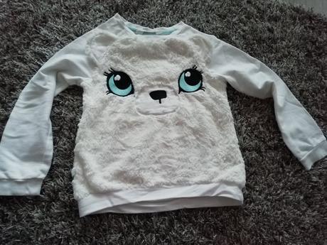 Chlpatá mikina, h&m,122