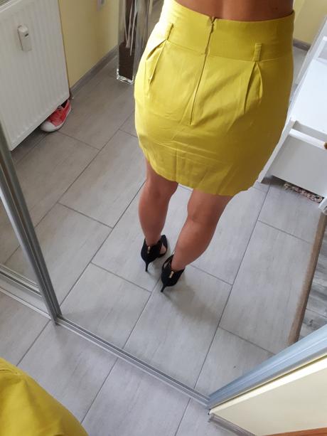 Balónová sukňa, papaya,34